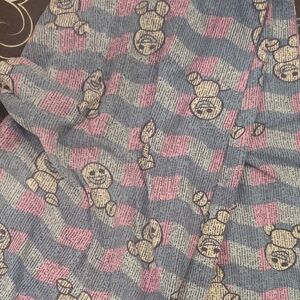 LuLaRoe Pink and Blue Patterned Leggings